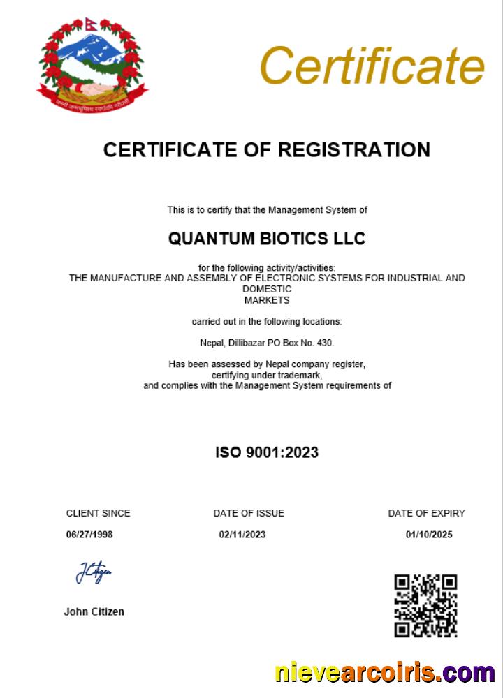 Nepal company registration certificate